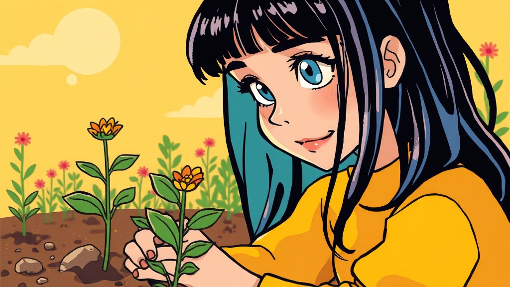 기부 활동의 사회적 영향력 (cartoon 스타일)