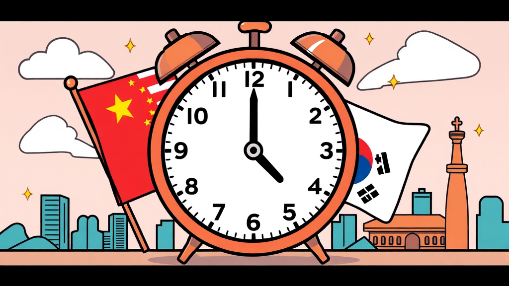 금리 변동과 시장 영향 (cartoon 스타일)