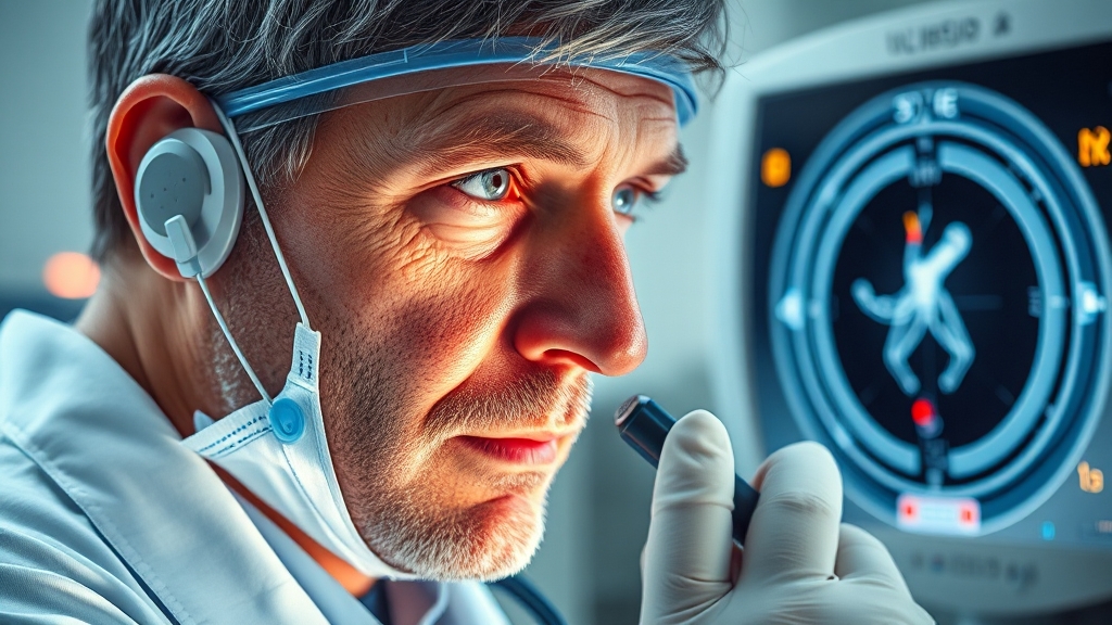 진단 방법 및 검사 과정 (realistic 스타일)