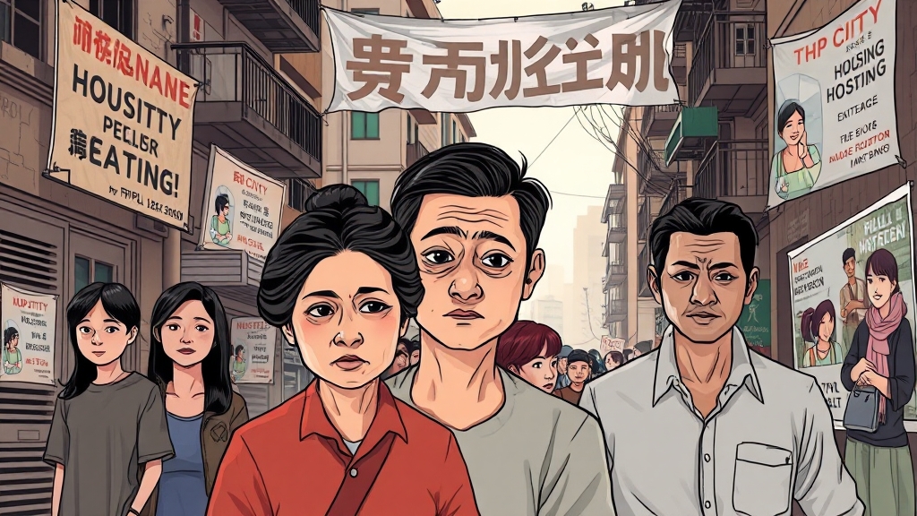 공공임대 정책, 문제점과 개선 방향 (illustration 스타일)