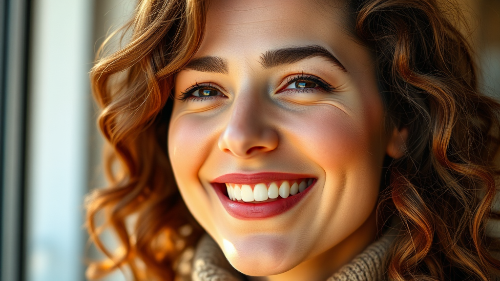 불안을 넘어, 행복으로 (realistic 스타일)