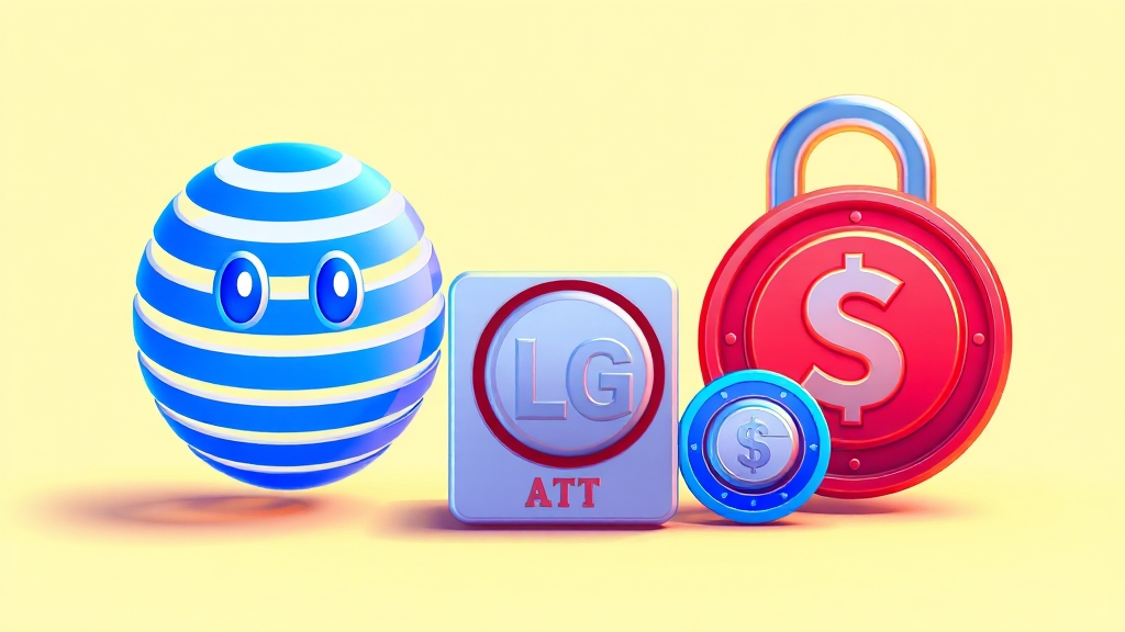 통신사별 비교 (KT/LG/SKT) (illustration 스타일)