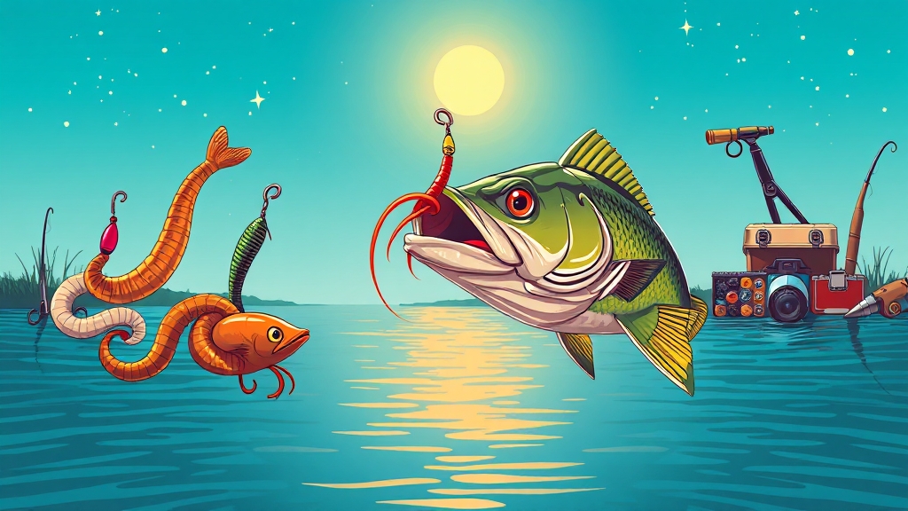 웜 장착 방법 및 팁 (illustration 스타일)