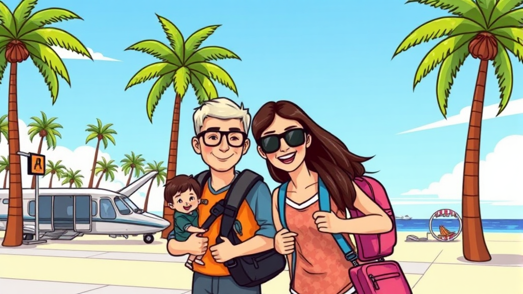 부산-푸꾸옥 직항 장점 (cartoon 스타일)