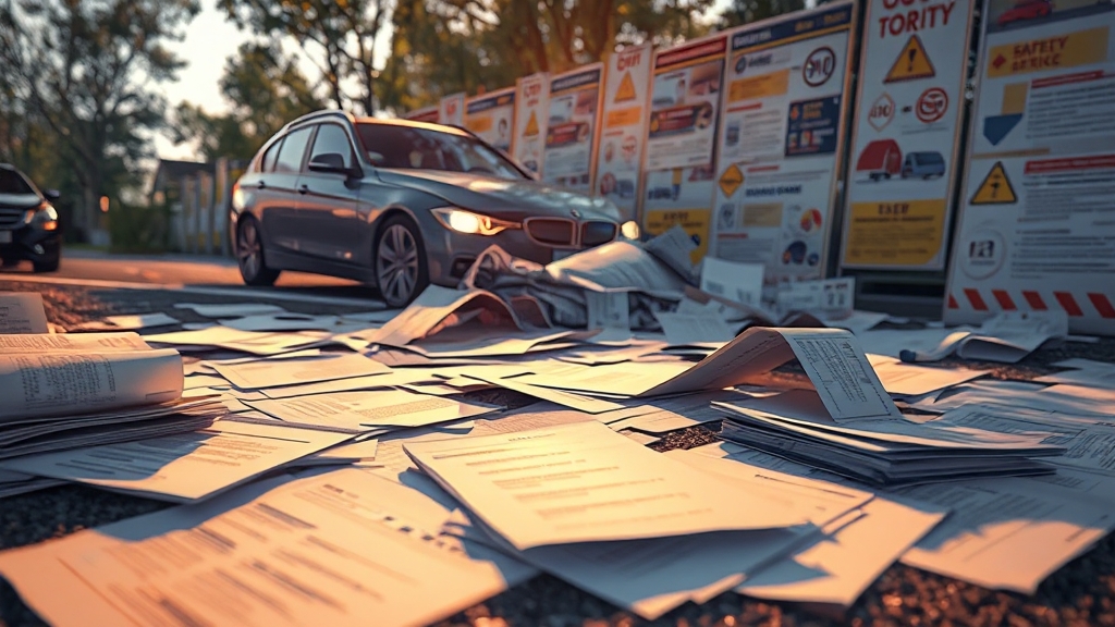 사고 발생! 당황하지 말고 이렇게 대처하세요! (realistic 스타일)