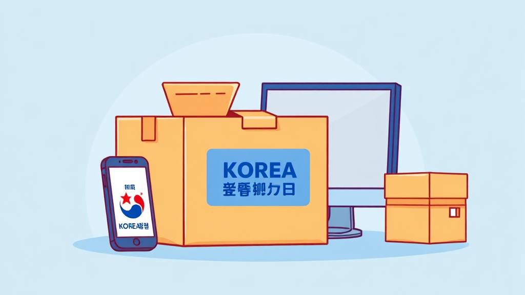 개인통관고유부호 발급 방법 (PC & 모바일) (cartoon 스타일)