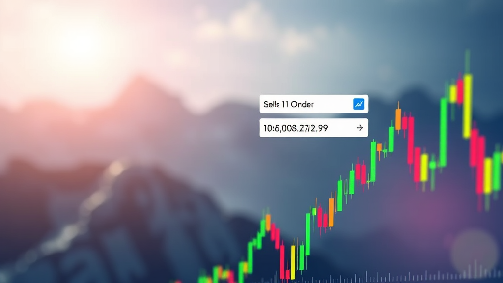 급등주 예약 매도, 어떻게 설정하나요? (realistic 스타일)