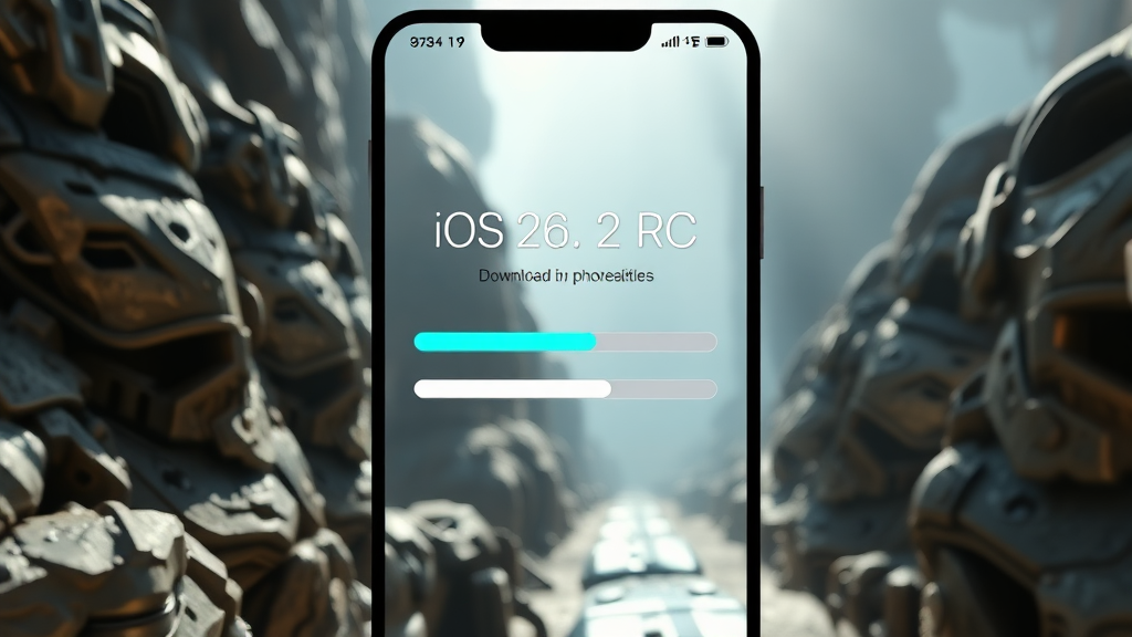 iOS 26.2 RC 설치 방법 (realistic 스타일)