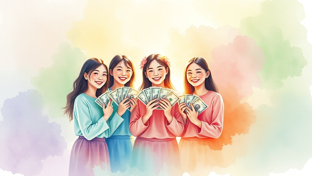 대출, 왜 필요할까요? (watercolor 스타일)