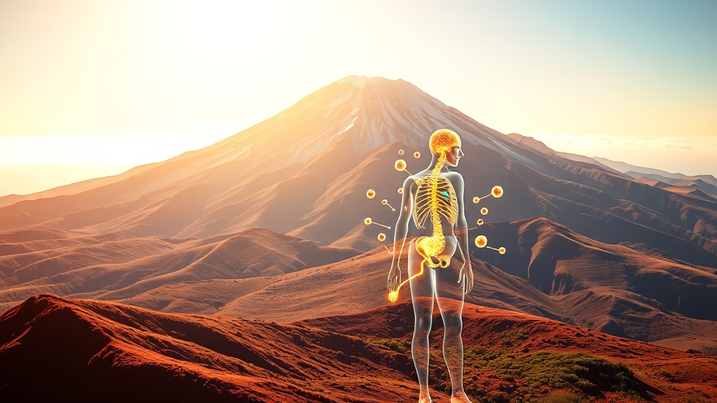 마운자로 효과와 원리 (realistic 스타일)