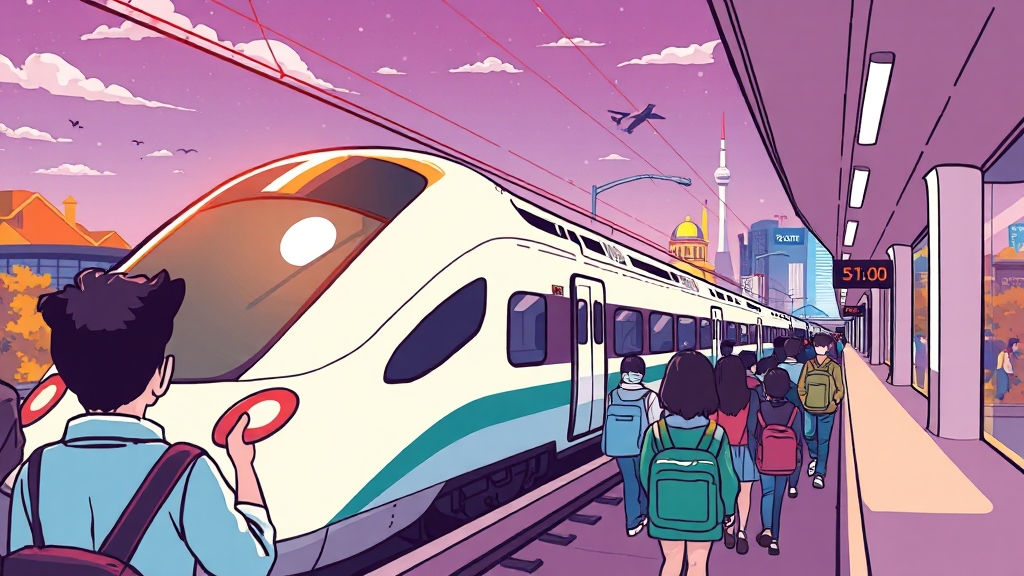 GTX-A 개통 현황 및 효과 (cartoon 스타일)