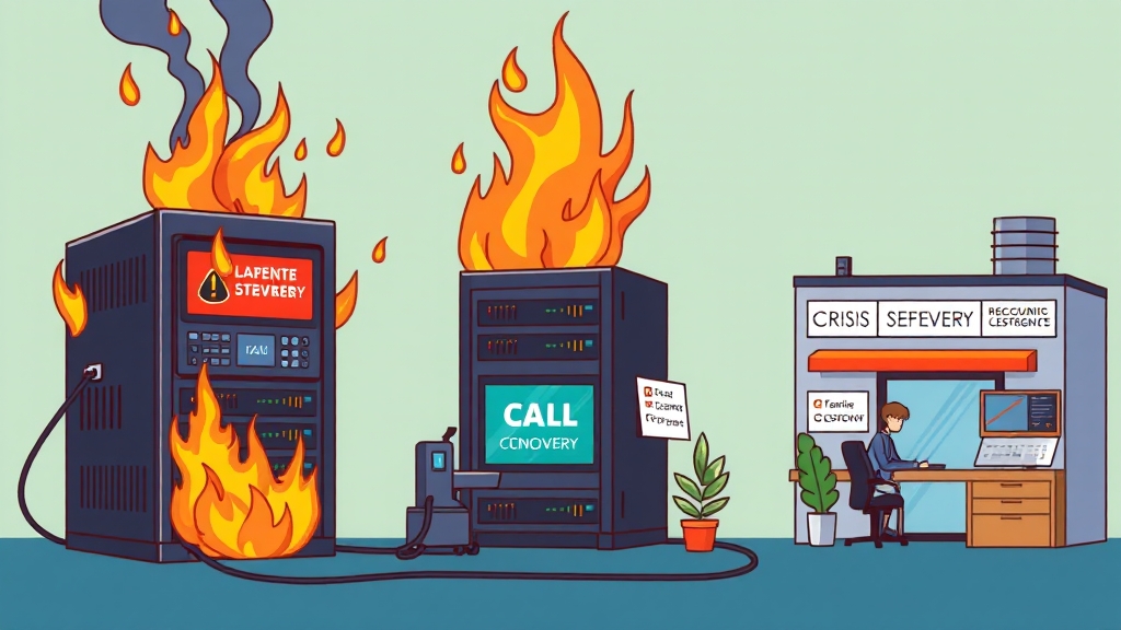 사고 이후 정부 대응 및 복구 (cartoon 스타일)