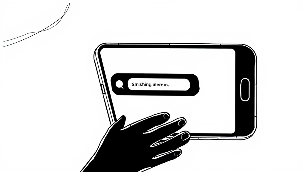 악성 문자 대응법 (illustration 스타일)