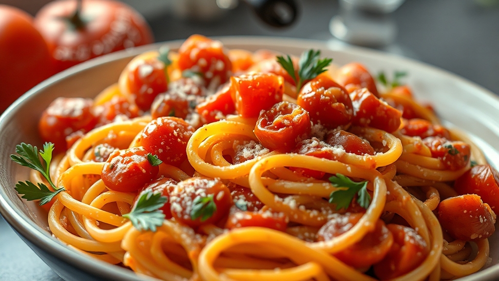 핵파스타 레시피 (realistic 스타일)