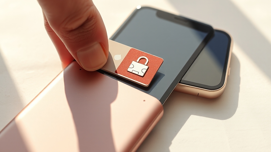 셀프 개통, 어렵지 않아요! (realistic 스타일)