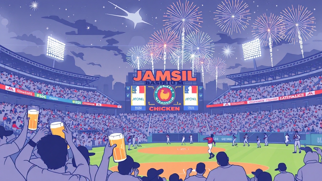 잠실야구장, 완벽 직관 가이드 (illustration 스타일)