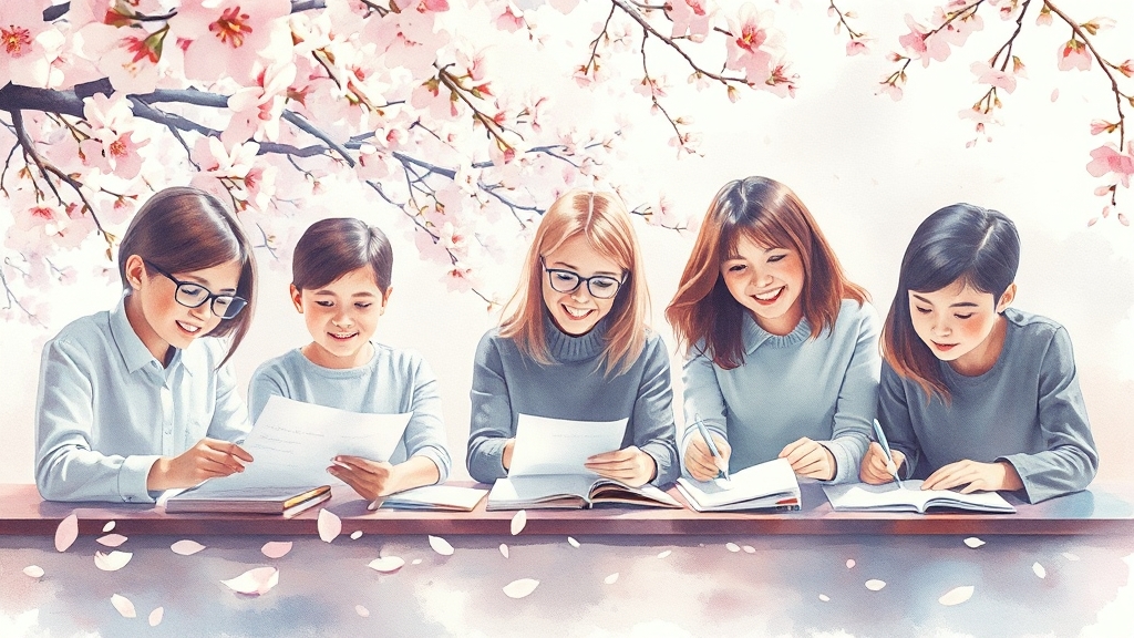 학생/학부모 인사말 (watercolor 스타일)