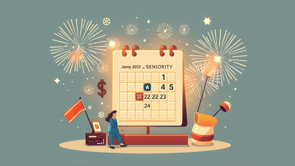 미사용 연차 처리: 보상 시기 및 기준 (illustration 스타일)