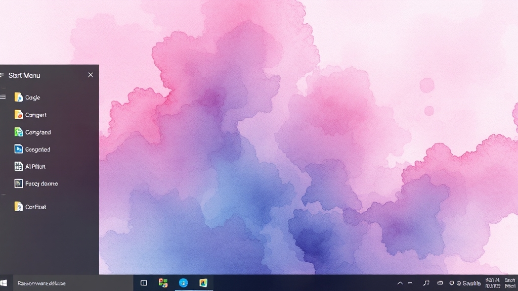 윈도우 11 특징 및 장단점 (watercolor 스타일)