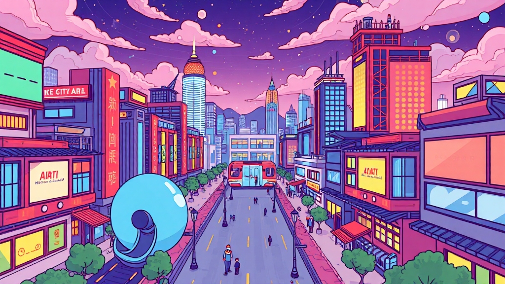 엔비디아-한국 AI 동맹의 미래 (cartoon 스타일)