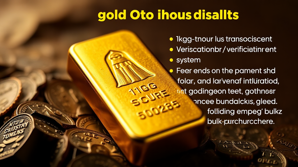 안전한 금 거래를 위한 팁 (realistic 스타일)