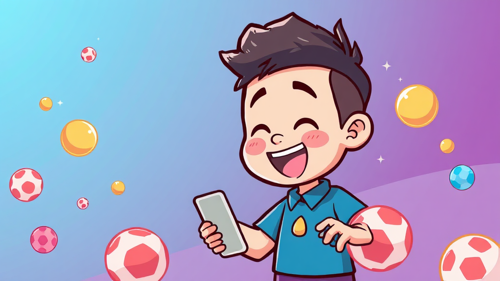 모바일 로또 FAQ (cartoon 스타일)