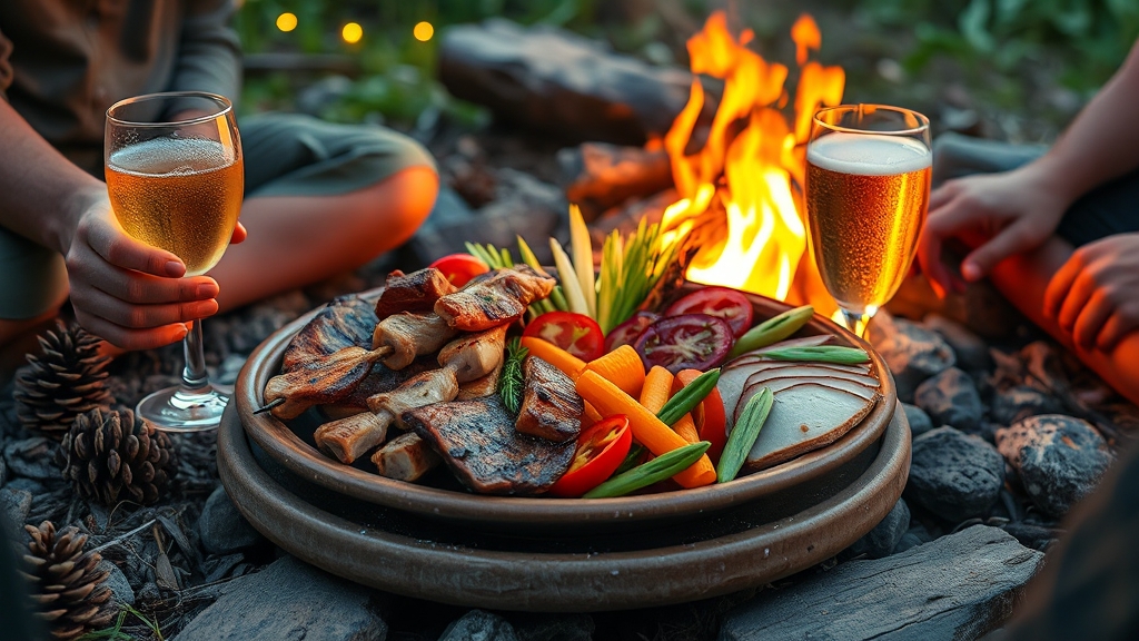 플레이팅 & 곁들임 메뉴 (realistic 스타일)