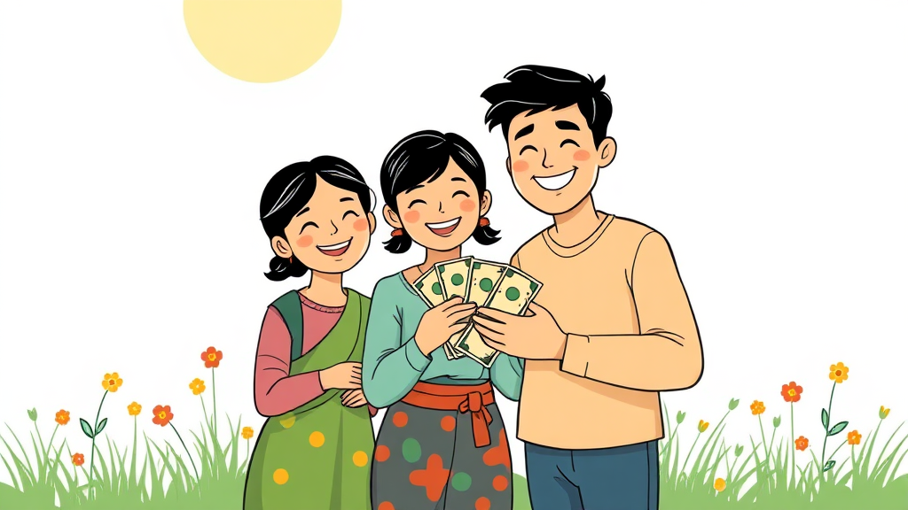 누가 얼마나 받을 수 있나? (illustration 스타일)