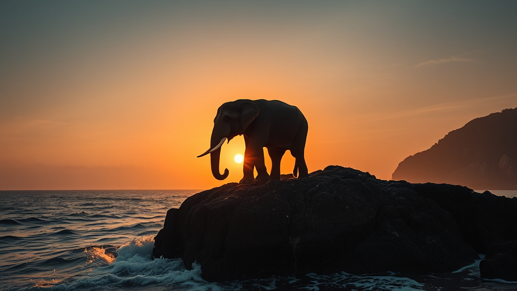 코끼리바위 탐험 가이드 (realistic 스타일)