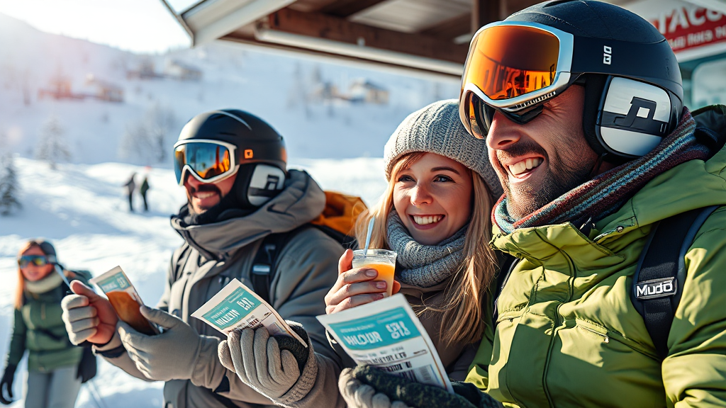 무주 스키장 경비 절약 방법 (realistic 스타일)