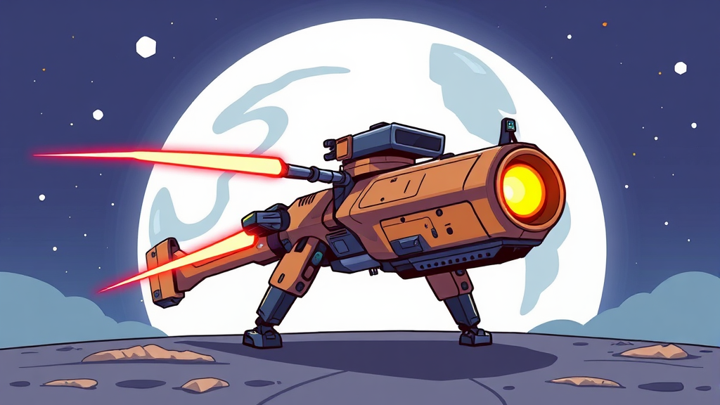 방산 산업 전망과 LIG넥스원의 미래 (cartoon 스타일) (재시도)