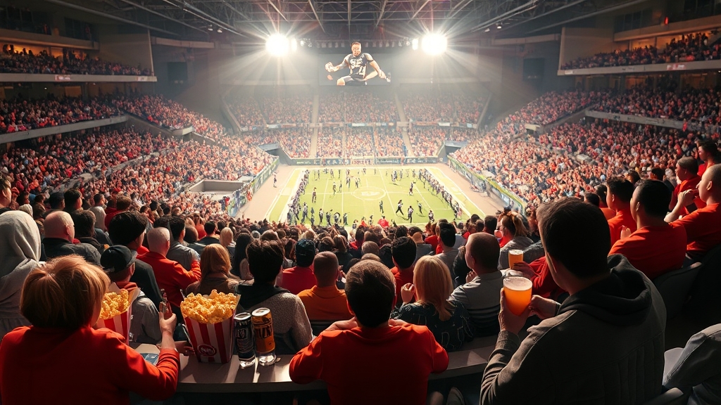 인스파이어 아레나 관람 가이드: 교통, 시설, 식사 (realistic 스타일)