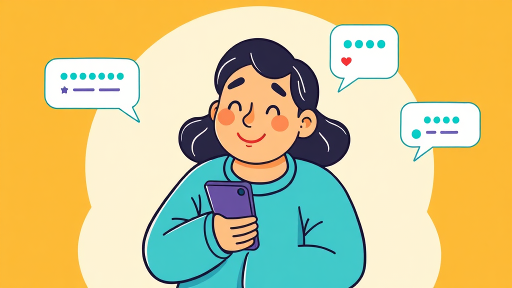 변동사항 신고 알림톡 서비스 안내 (cartoon 스타일)