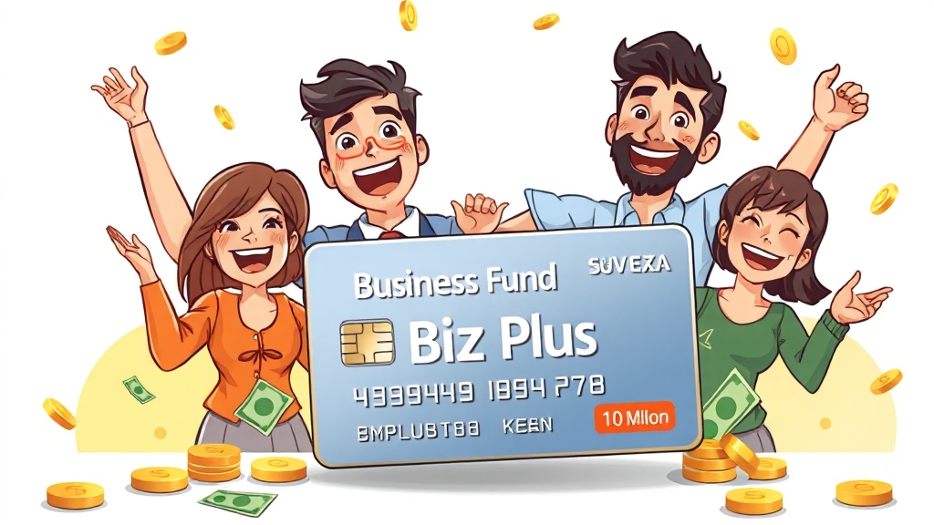 비즈플러스카드란? (cartoon 스타일)