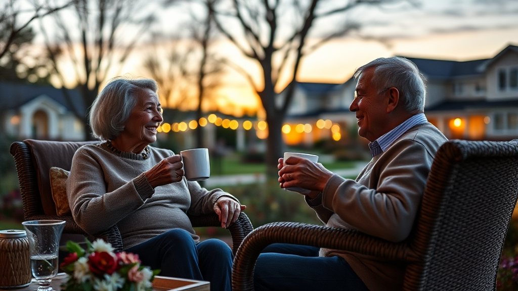 실버타운 비용 정보 (realistic 스타일)