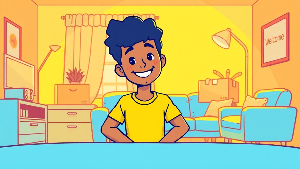 세대구성 및 주소지 가이드 (cartoon 스타일)