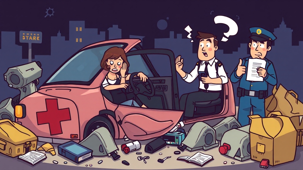 사고 발생 시, 초기 대응 전략 (cartoon 스타일)