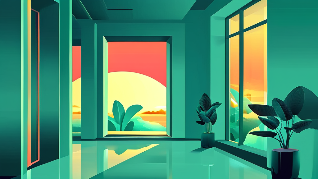 정부지원 대환대출과 신용 회복의 관계 (illustration 스타일)