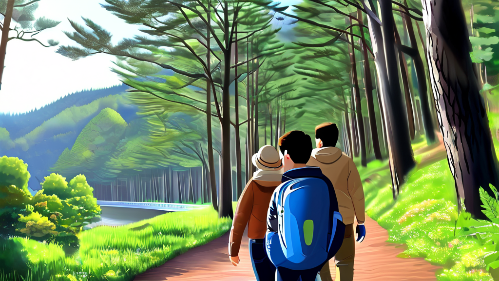 청주 근교 가족 여행 명소와 연계 숙소 (realistic 스타일)
