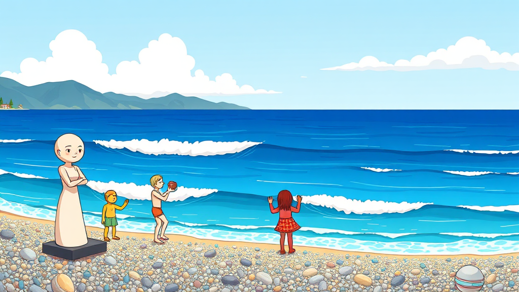 주변 관광 명소 추천 (cartoon 스타일)