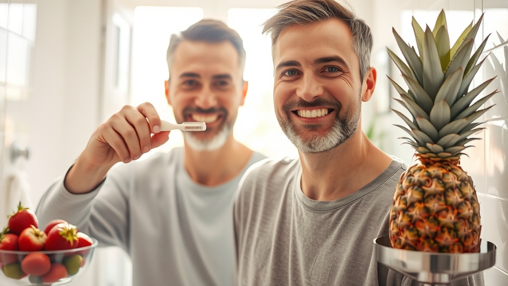 잇몸 건강, 삶의 질을 높이는 핵심! (realistic 스타일)