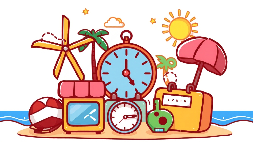 연차, 똑똑하게 사용하는 방법 (cartoon 스타일)