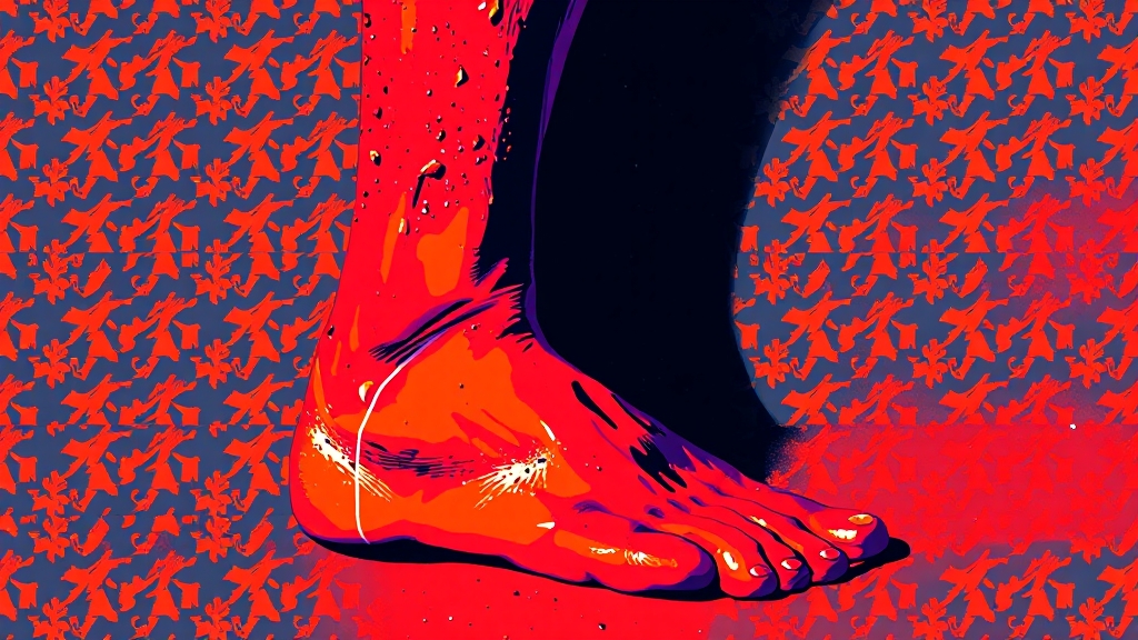 종아리 쥐, 왜 나는 걸까? (popart 스타일)