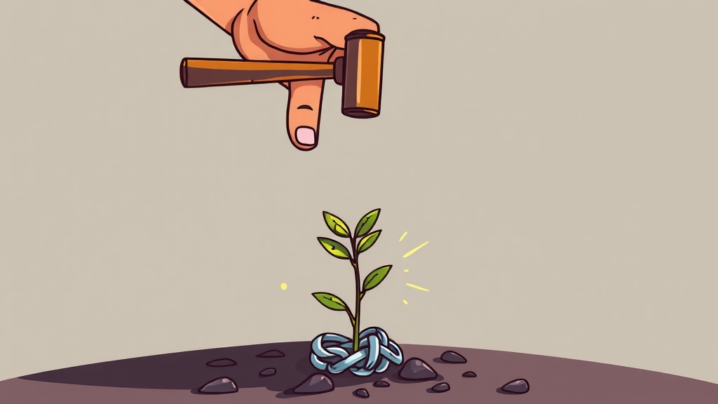 면책: 빚 탕감의 가능성 (cartoon 스타일)