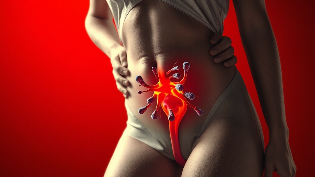 방광염, 무엇일까요? (realistic 스타일)