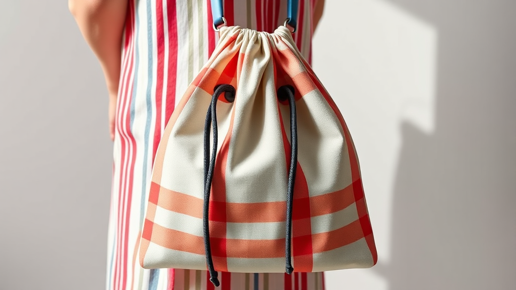 2026년 유니클로 드로스트링백: 새로운 기능과 디자인 (realistic 스타일)