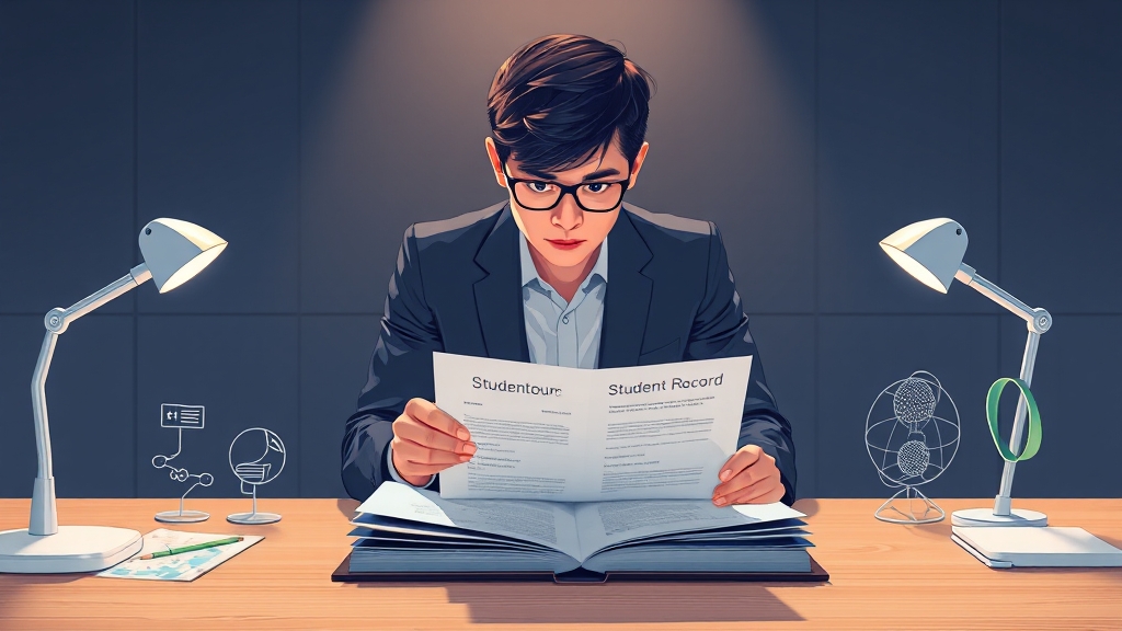 중앙대 면접 준비 학생부 관리 (illustration 스타일)