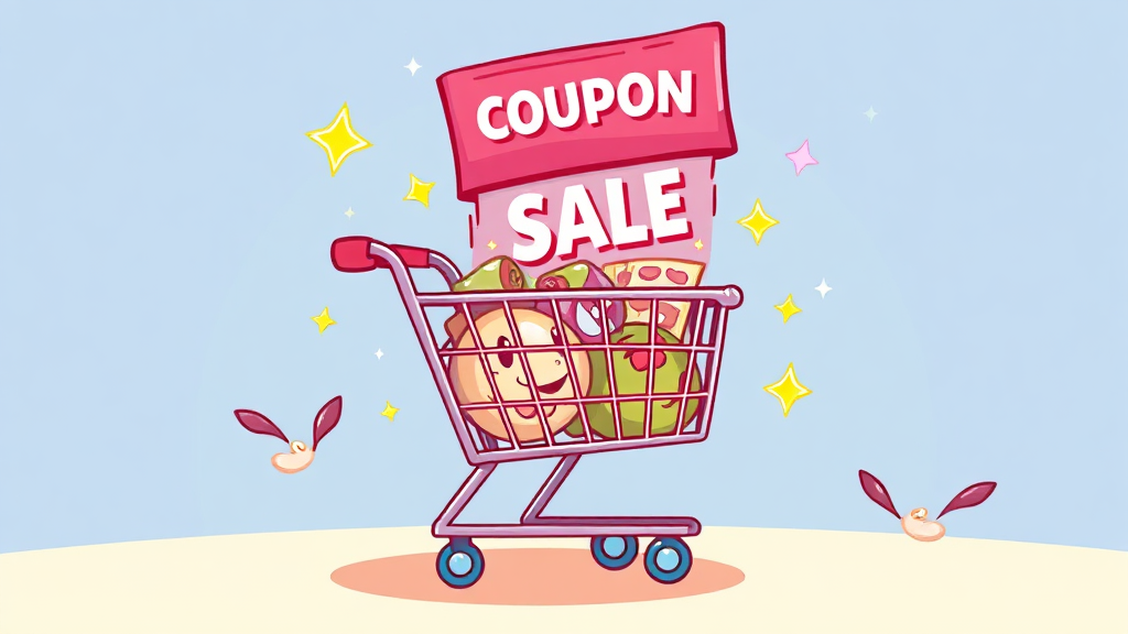 쿠폰팩 사용 꿀팁 및 활용 전략 (cartoon 스타일)