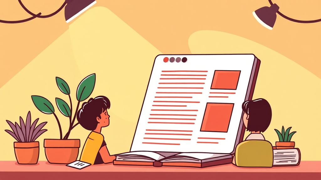 결론: 사람을 위한 글쓰기로 블로그 성장 이루기 (cartoon 스타일)