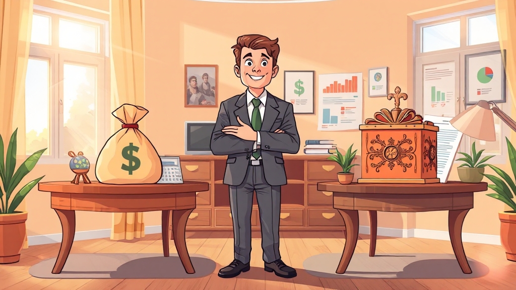 상속 vs 증여, 절세 전략 비교 (cartoon 스타일)